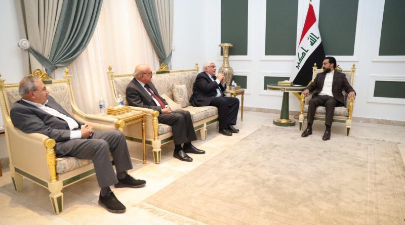 The Speaker of Parliament receives a delegation of representatives from the civil movement