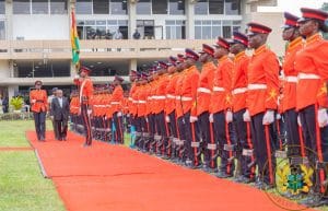 Ghana President welcomed at Ghana Bar Association Guard of Honour 