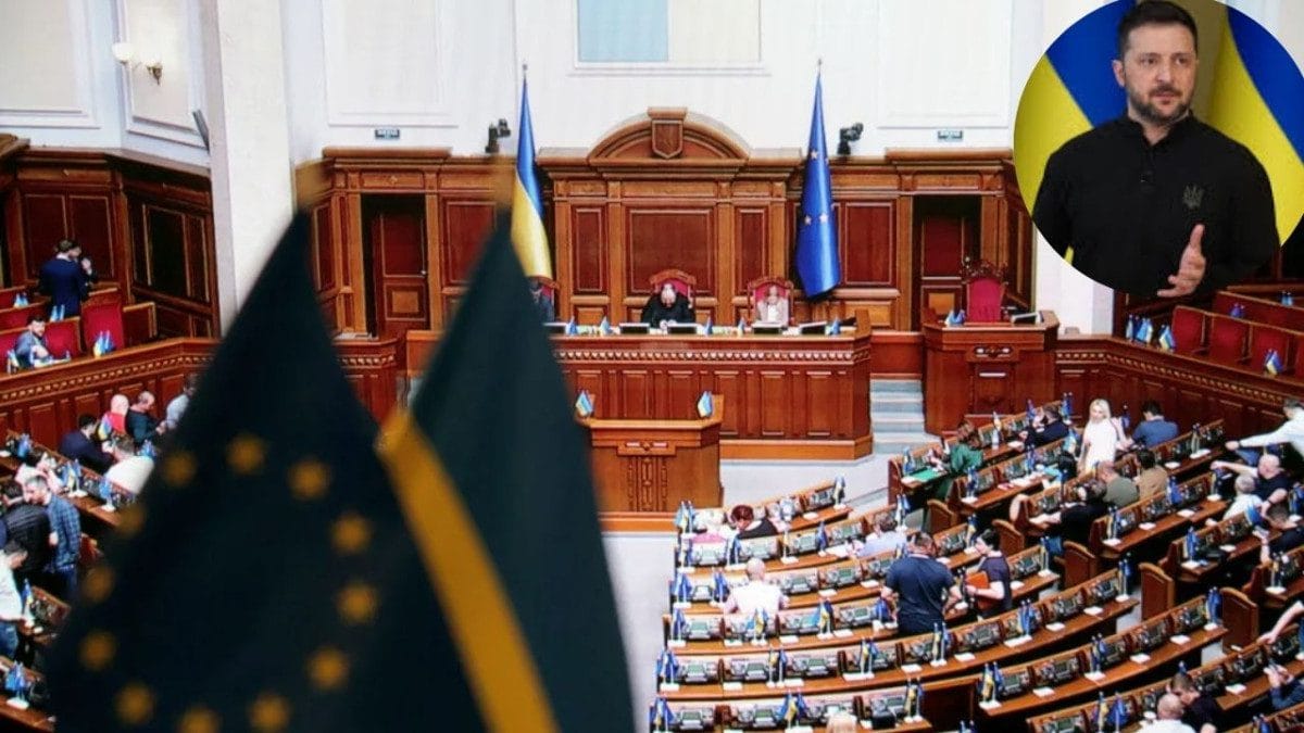 Ukraine Parliament President Volodymyr Zelensky