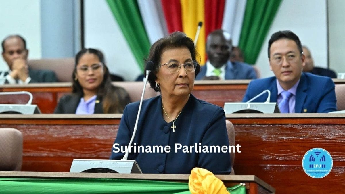 Suriname Parliament Elects First Female President Dr. Jennifer Simons International Parliament Journal IPJ