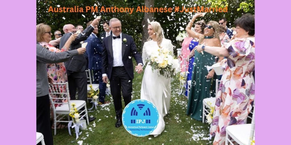 Anthony Albanese married his partner Jodie Haydon at The Lodge in Canberra, becoming the first sitting Australian leader to wed while in office.