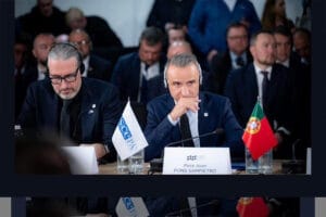 The President of the OSCE Parliamentary Assembly Pere Joan Pons participated in the Bucha Summit, 2026 (Ukraine)