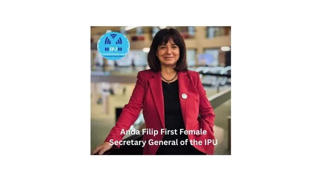 Anda Filip Elected First Female Secretary General of the IPU